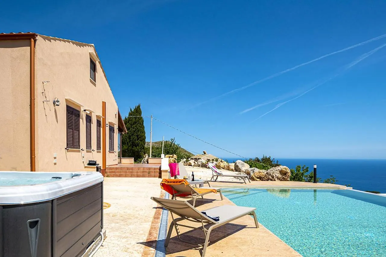 Villa Azuria Con Piscina Privata Vista Mare Scopello  Itália