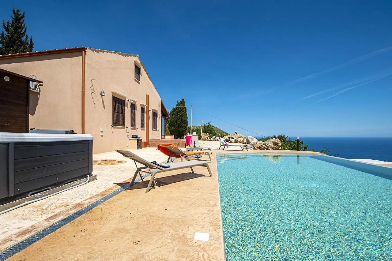 Villa Azuria Con Piscina Privata Vista Mare Scopello  Itália